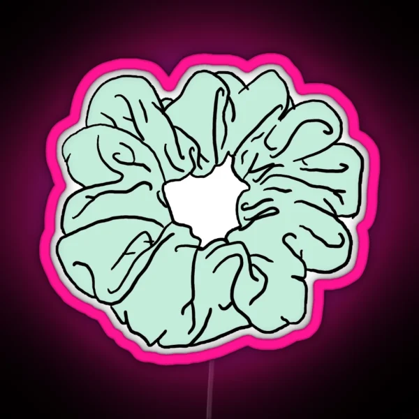 Pastel Green Scrunchie RGB Neon Sign