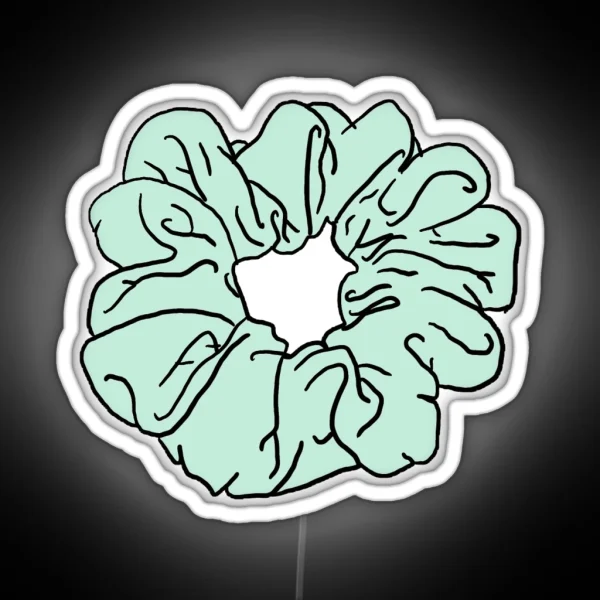 Pastel Green Scrunchie RGB Neon Sign