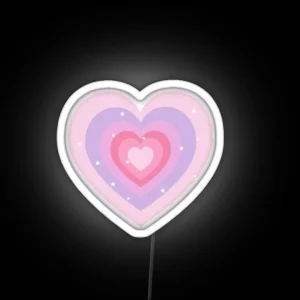 Pastel Hearts RGB Neon Sign