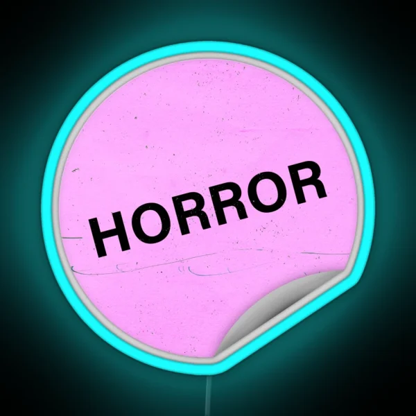 Pastel Horror Video Store Led RGB Neon Sign