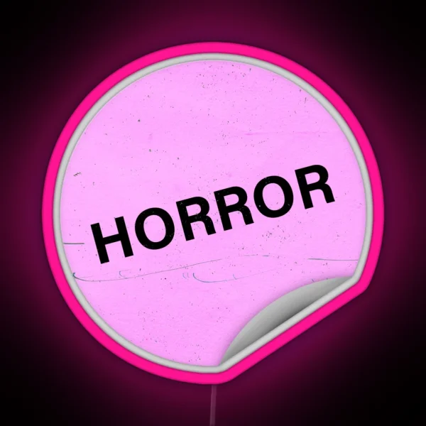 Pastel Horror Video Store Led RGB Neon Sign