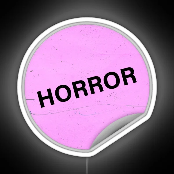 Pastel Horror Video Store Led RGB Neon Sign