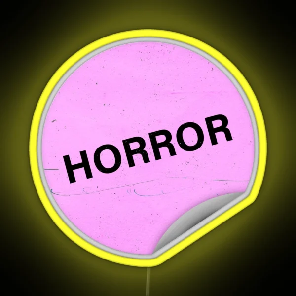 Pastel Horror Video Store Led RGB Neon Sign