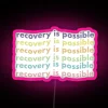 Soft pastel glow of hope and recovery with vibrant RGB lighting