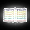 Recover and Recharge with Vibrant Hope in Colorful Neon Letters