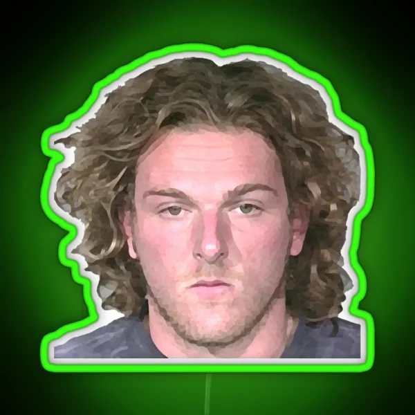 Pat Mcafee Mug Shot Led RGB Neon Sign