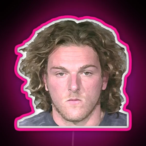 Pat Mcafee Mug Shot Led RGB Neon Sign