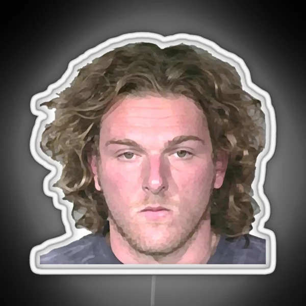 Pat Mcafee Mug Shot Led RGB Neon Sign