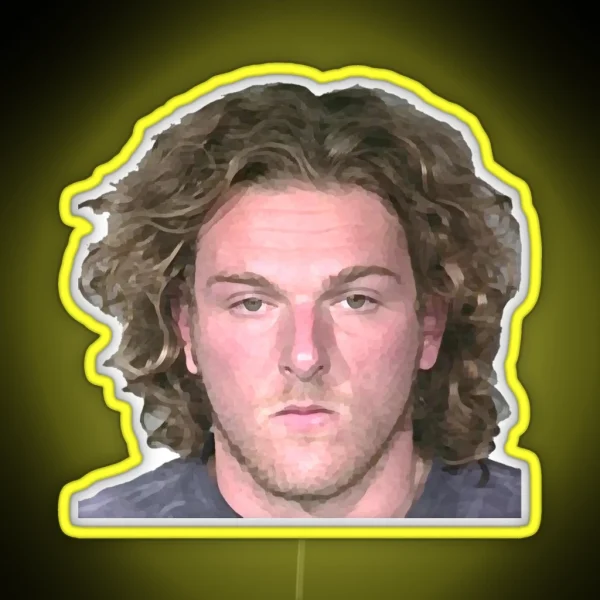 Pat Mcafee Mug Shot Led RGB Neon Sign