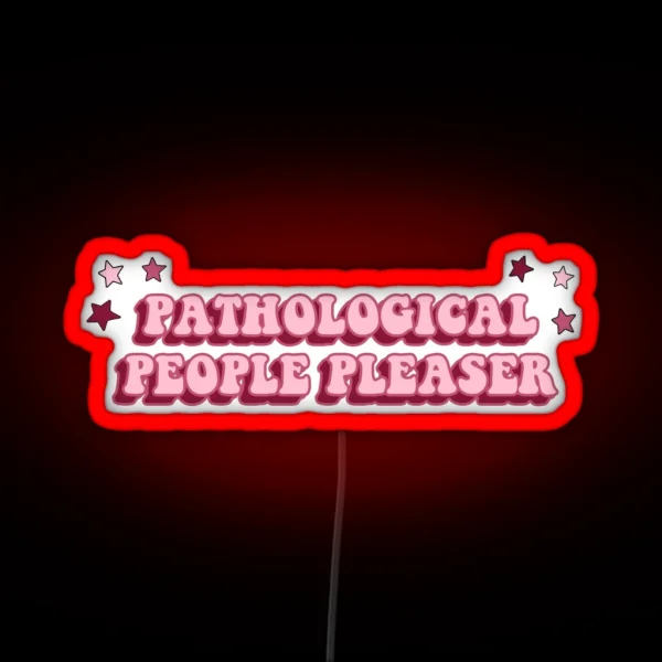 Pathological People Pleaser Midnights RGB Neon Sign