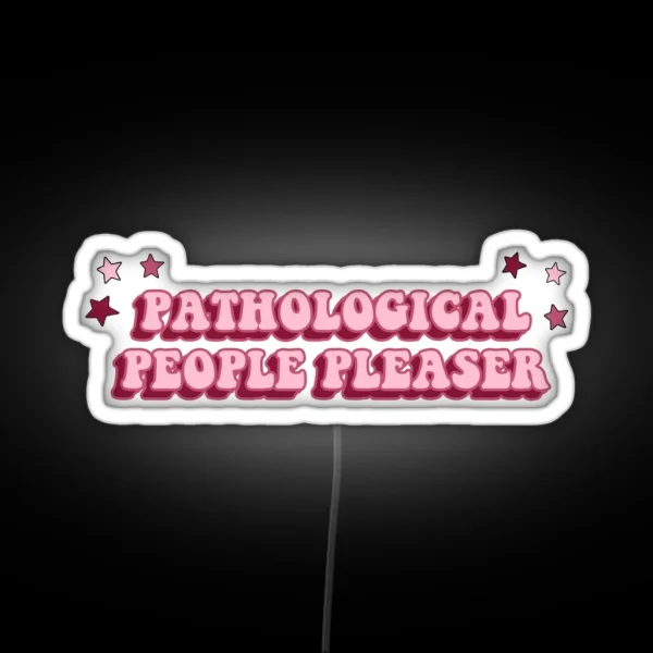 Pathological People Pleaser Midnights RGB Neon Sign
