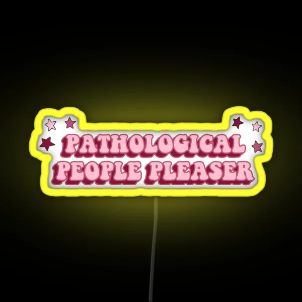 Pathological People Pleaser Midnights RGB Neon Sign