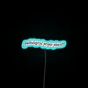 Neon Taylor Swift Quote Sign Pathological People Pleaser Losing Me Edition