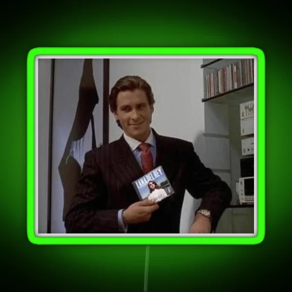 Patrick Bateman Is A Lana Fan RGB Neon Sign
