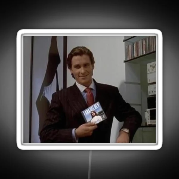 Patrick Bateman Is A Lana Fan RGB Neon Sign