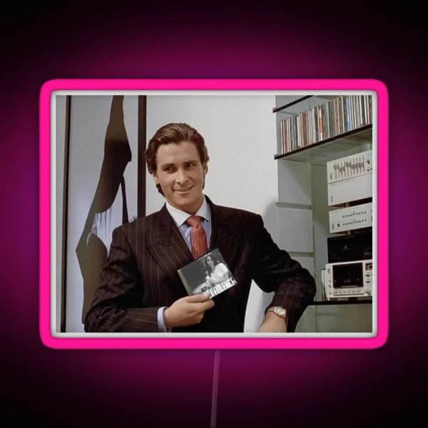 Patrick Bateman Lana Stan RGB Neon Sign