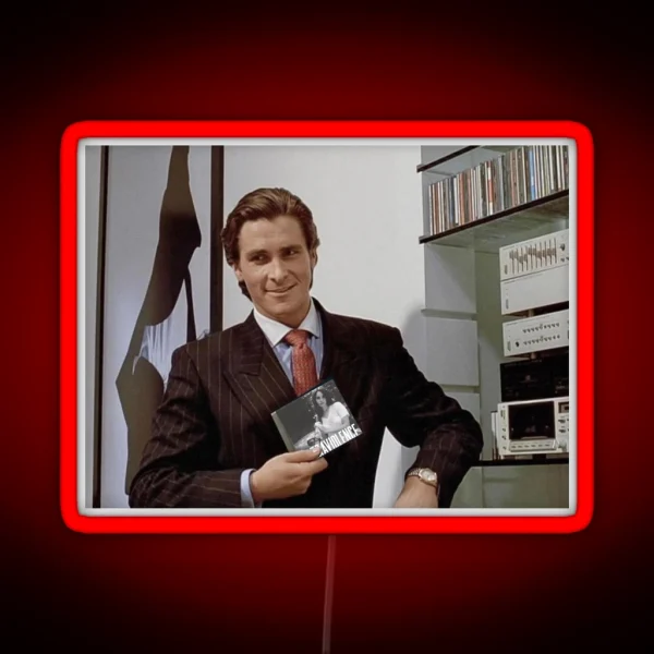 Patrick Bateman Lana Stan RGB Neon Sign