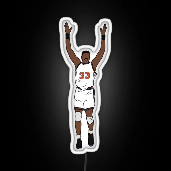 Patrick Ewing Celebration RGB Neon Sign
