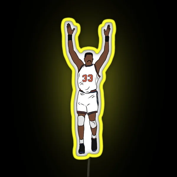 Patrick Ewing Celebration RGB Neon Sign