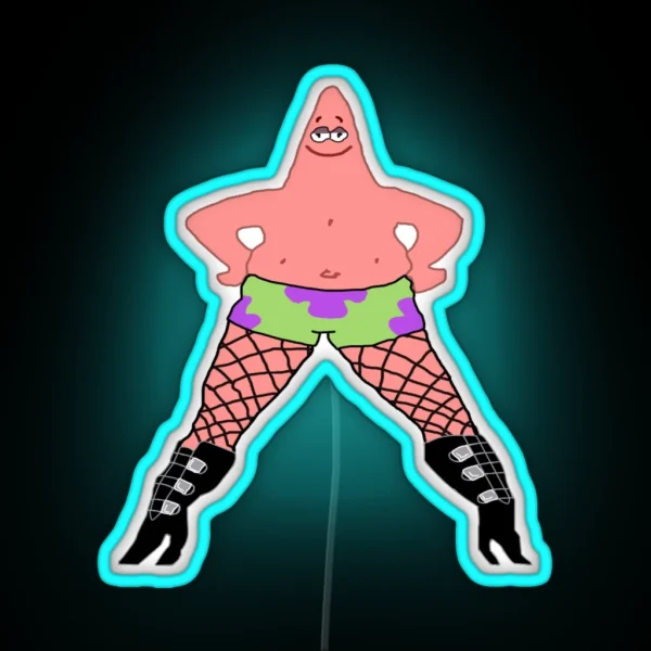 Patrick In Heels RGB Neon Sign