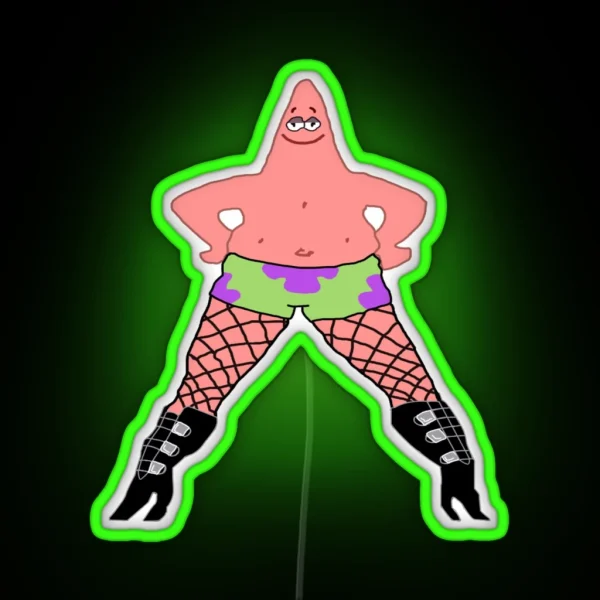 Patrick In Heels RGB Neon Sign