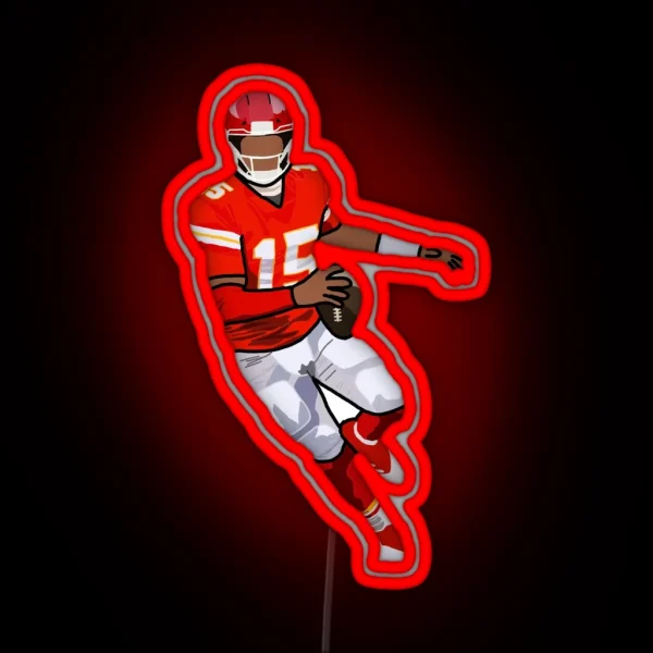 Patrick Mahomes RGB Neon Sign
