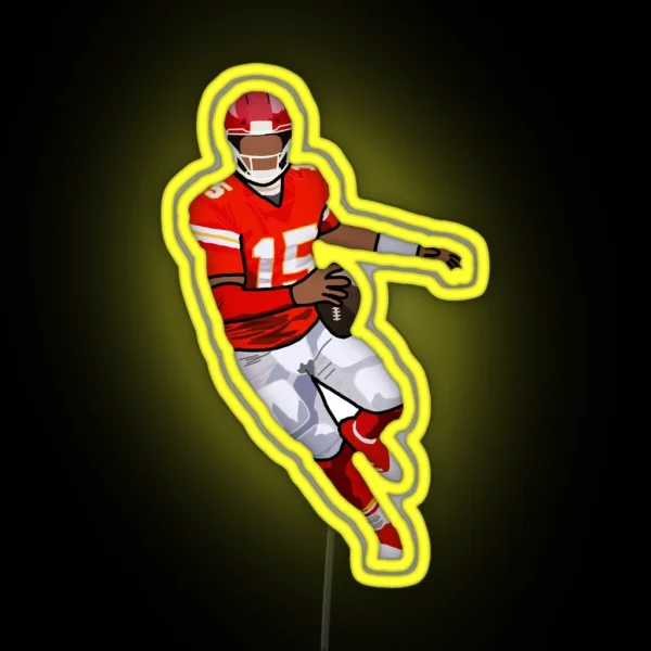 Patrick Mahomes RGB Neon Sign