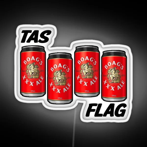 Patriotic Tas Tee Led Flag RGB Neon Sign