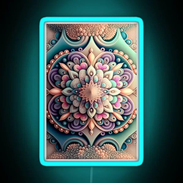 Pattern Playful Pastel Dream V0 1 RGB Neon Sign