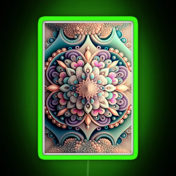 Pattern Playful Pastel Dream V0 1 RGB Neon Sign