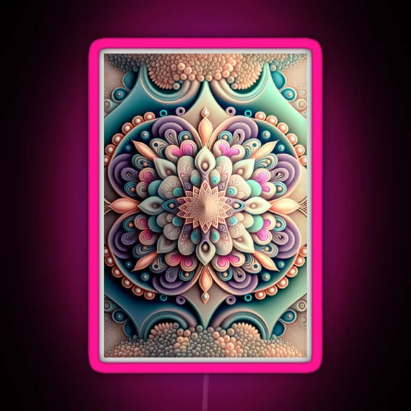 Pattern Playful Pastel Dream V0 1 RGB Neon Sign