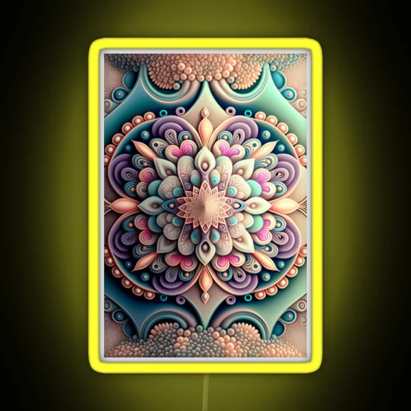 Pattern Playful Pastel Dream V0 1 RGB Neon Sign