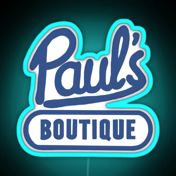 Paul S Boutique The Best In Men S Clothing RGB Neon Sign