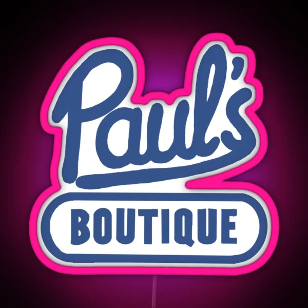 Paul S Boutique The Best In Men S Clothing RGB Neon Sign
