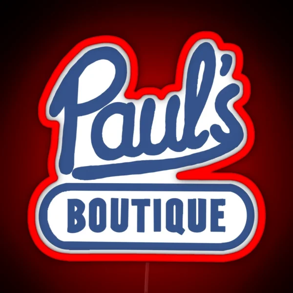 Paul S Boutique The Best In Men S Clothing RGB Neon Sign