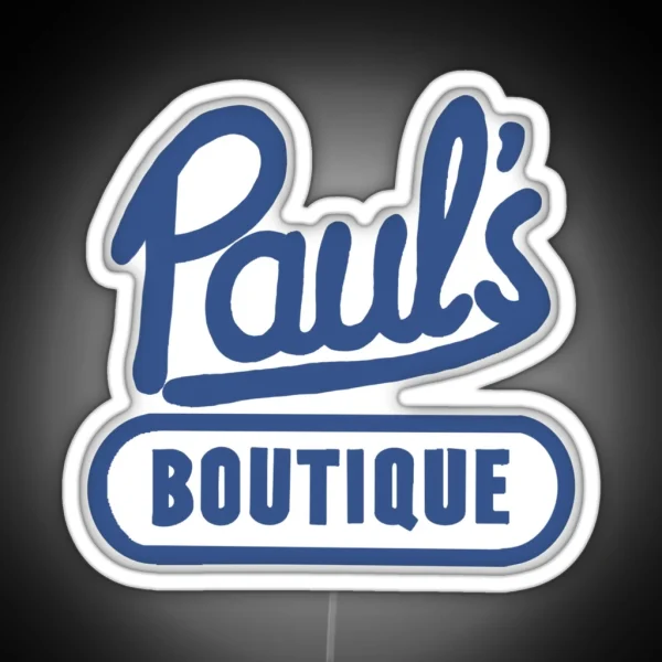 Paul S Boutique The Best In Men S Clothing RGB Neon Sign