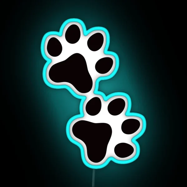 Paws Led RGB Neon Sign