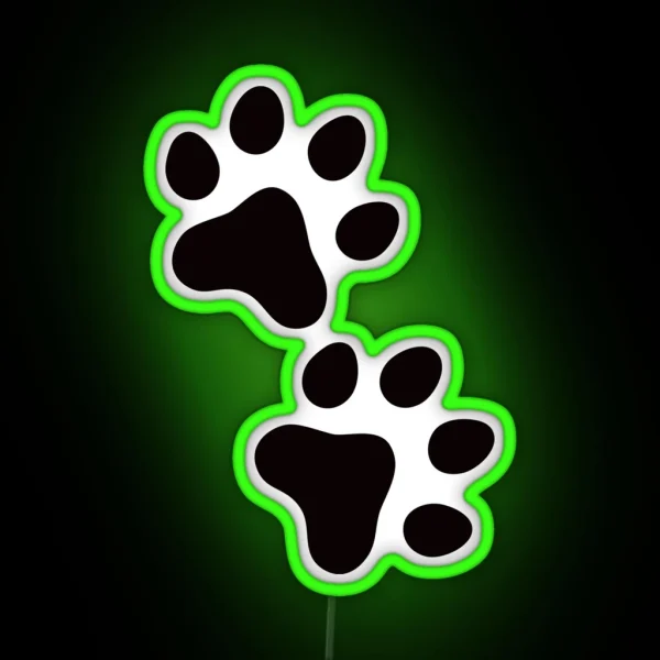 Paws Led RGB Neon Sign