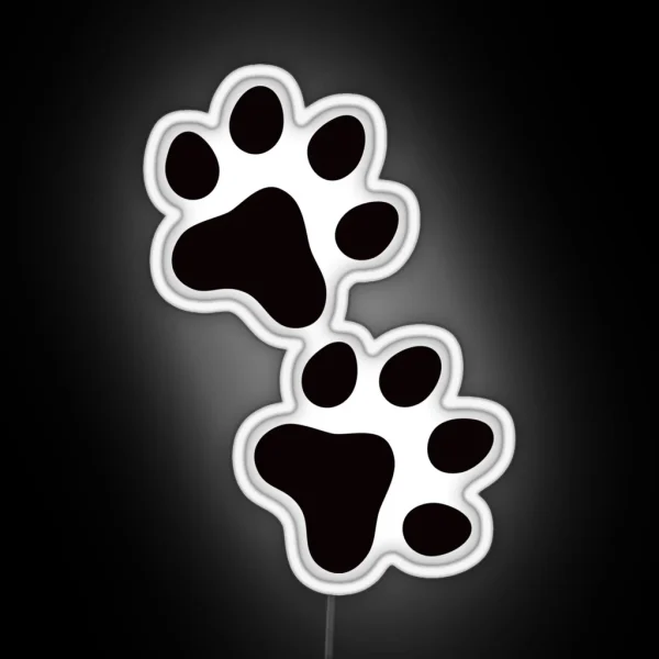Paws Led RGB Neon Sign
