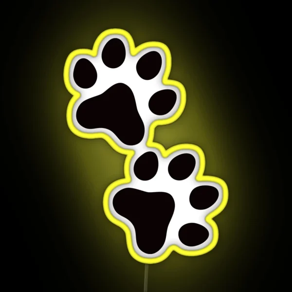 Paws Led RGB Neon Sign