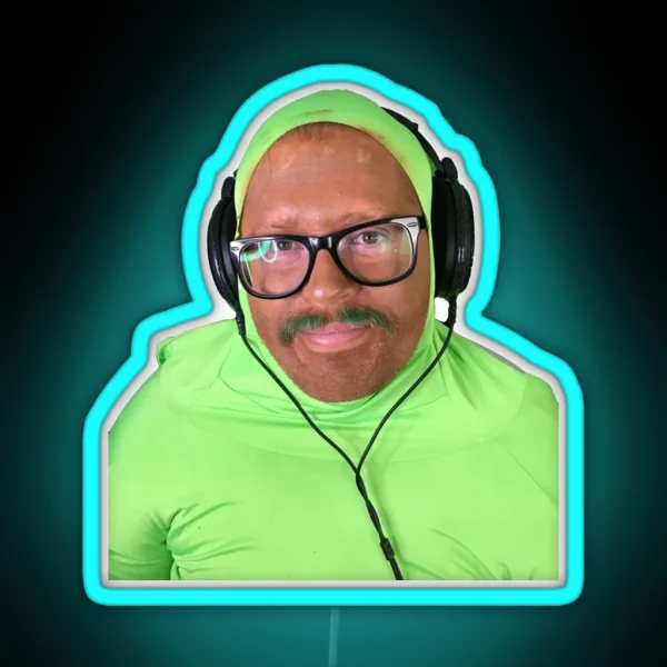 Paymoneywubby Cursed Meme RGB Neon Sign