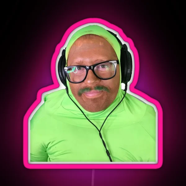 Paymoneywubby Cursed Meme RGB Neon Sign