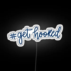 PBA Get Hooked Design RGB Neon Sign