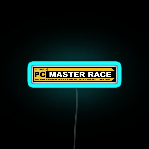 PCMR Logo RGB Neon Sign