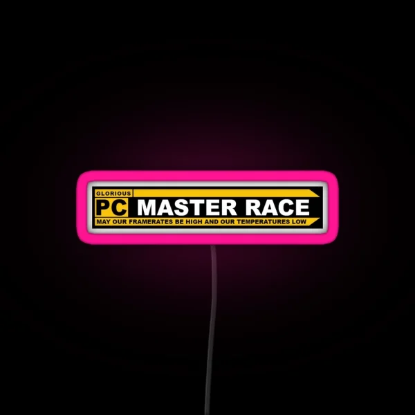 PCMR Logo RGB Neon Sign