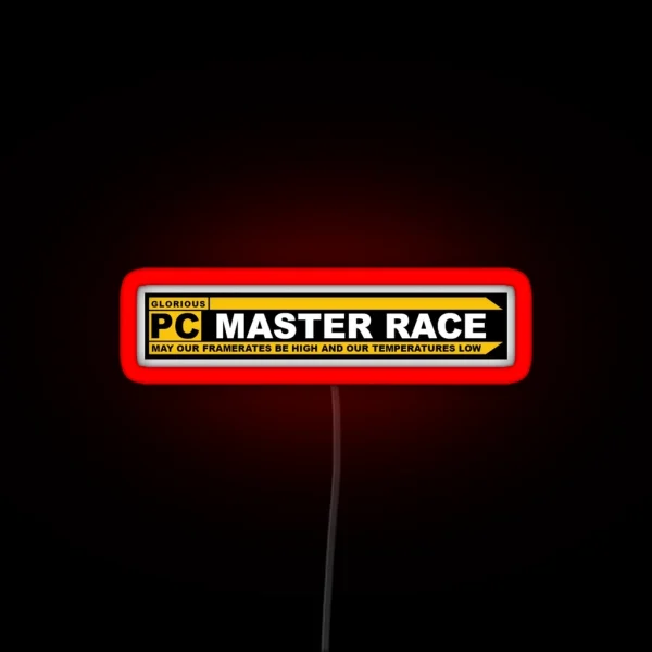 PCMR Logo RGB Neon Sign