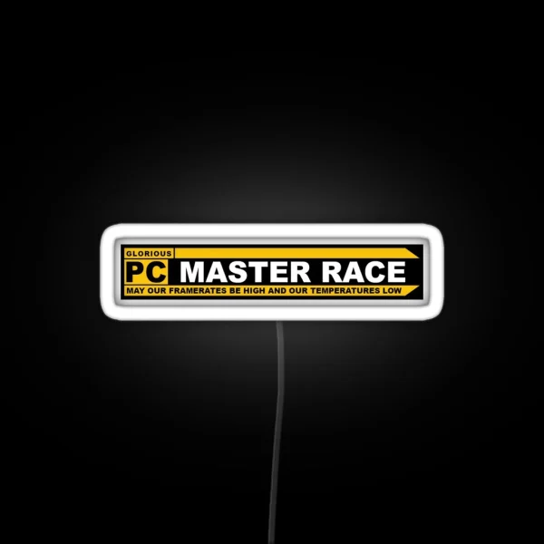 PCMR Logo RGB Neon Sign