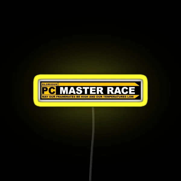 PCMR Logo RGB Neon Sign