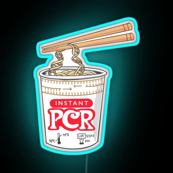 PCR Noodles RGB Neon Sign
