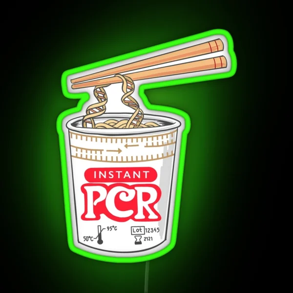 PCR Noodles RGB Neon Sign